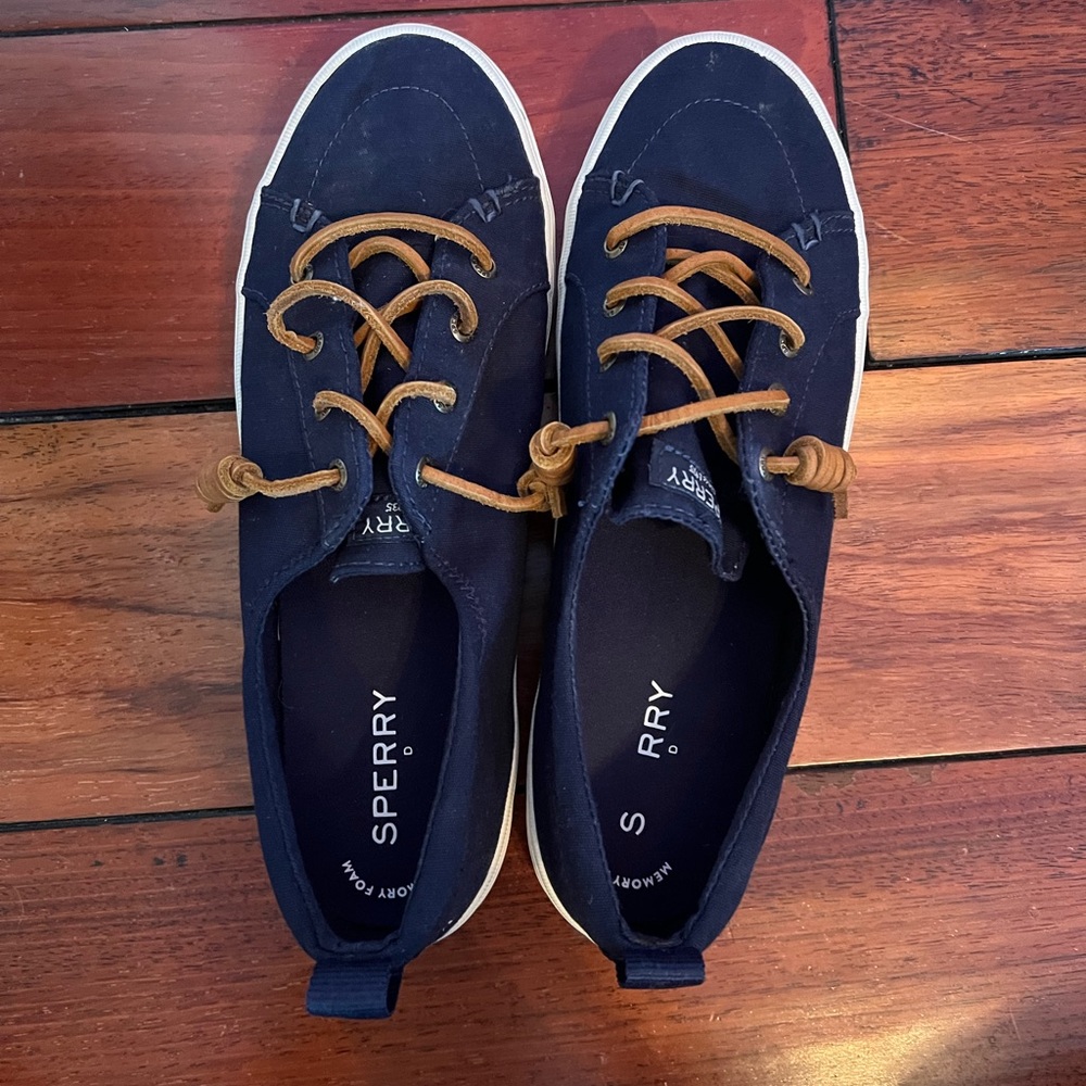 Navy Blue Sperrys